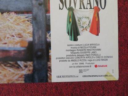 IN NOM DEL POPOLO SOVRANO - C ITALIAN FOTOBUSTA POSTER  LUCA BARBARESCHI 1990