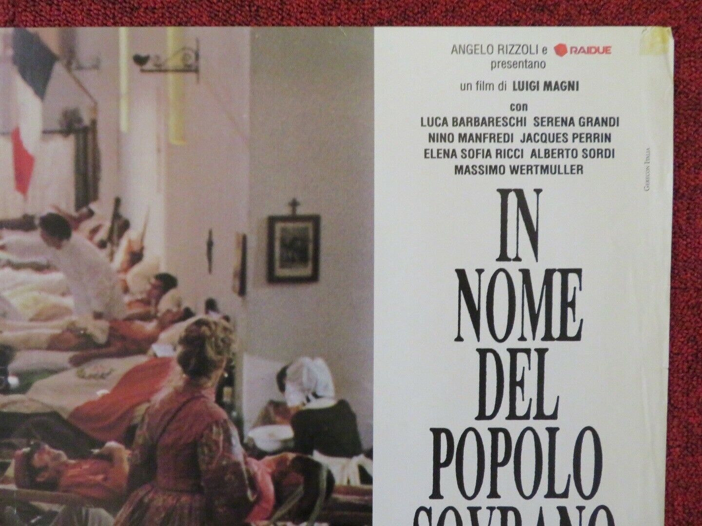 IN NOM DEL POPOLO SOVRANO - E ITALIAN FOTOBUSTA POSTER  NINO MANFREDI 1990