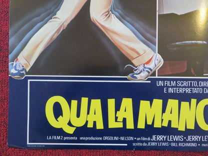 QUA LA MANO PICCHIATELLO / SMORGASBORD - A ITALIAN FOTOBUSTA POSTER  JERRY LEWIS