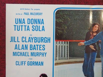 UNA DONA TUTTA SOLA / AN UNMARRIED WOMAN - C ITALIAN FOTOBUSTA POSTER CLAYBURGH