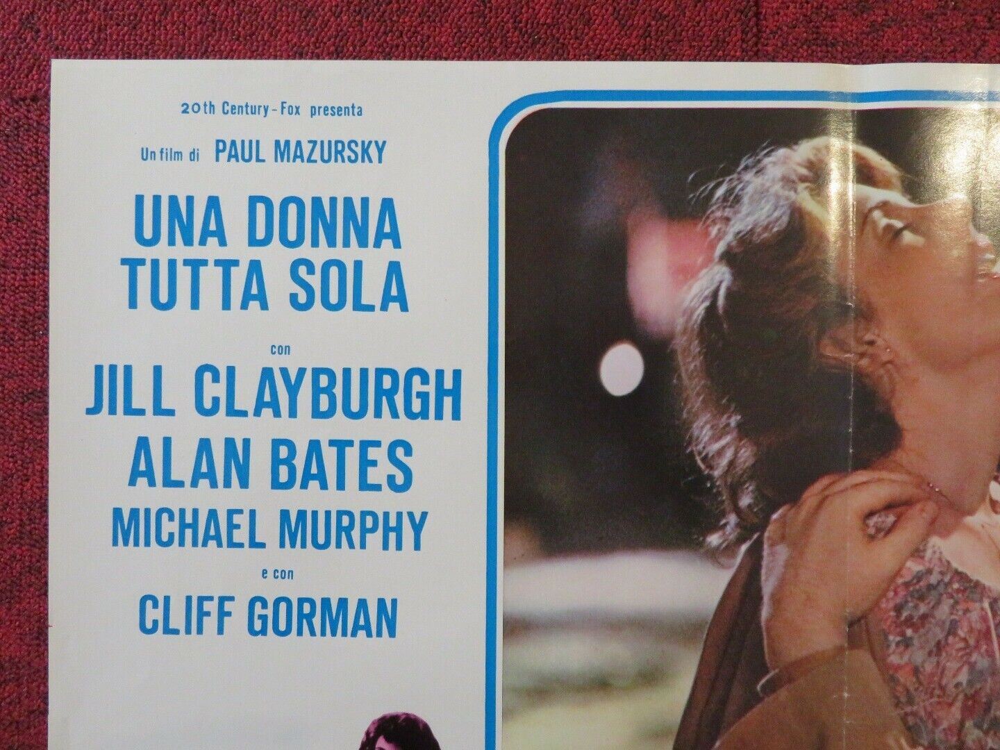 UNA DONA TUTTA SOLA / AN UNMARRIED WOMAN - F ITALIAN FOTOBUSTA POSTER 1978