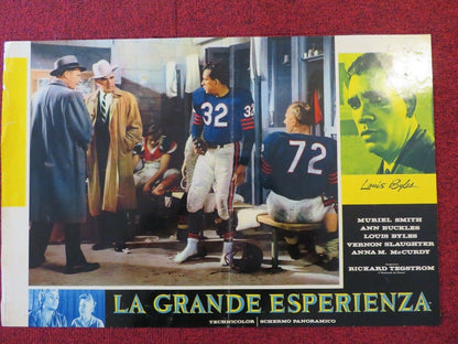 LA GRANDE ESPERIENZA / THE CROWNING EXPERIENCE - A ITALIAN FOTOBUSTA POSTER 1960