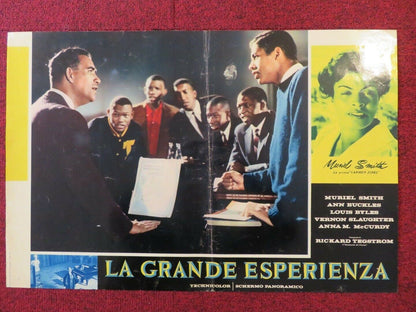 LA GRANDE ESPERIENZA / THE CROWNING EXPERIENCE - B ITALIAN FOTOBUSTA POSTER 1960