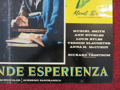 LA GRANDE ESPERIENZA / THE CROWNING EXPERIENCE - B ITALIAN FOTOBUSTA POSTER 1960