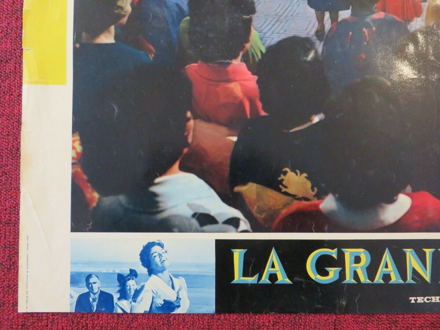 LA GRANDE ESPERIENZA / THE CROWNING EXPERIENCE - C ITALIAN FOTOBUSTA POSTER 1960