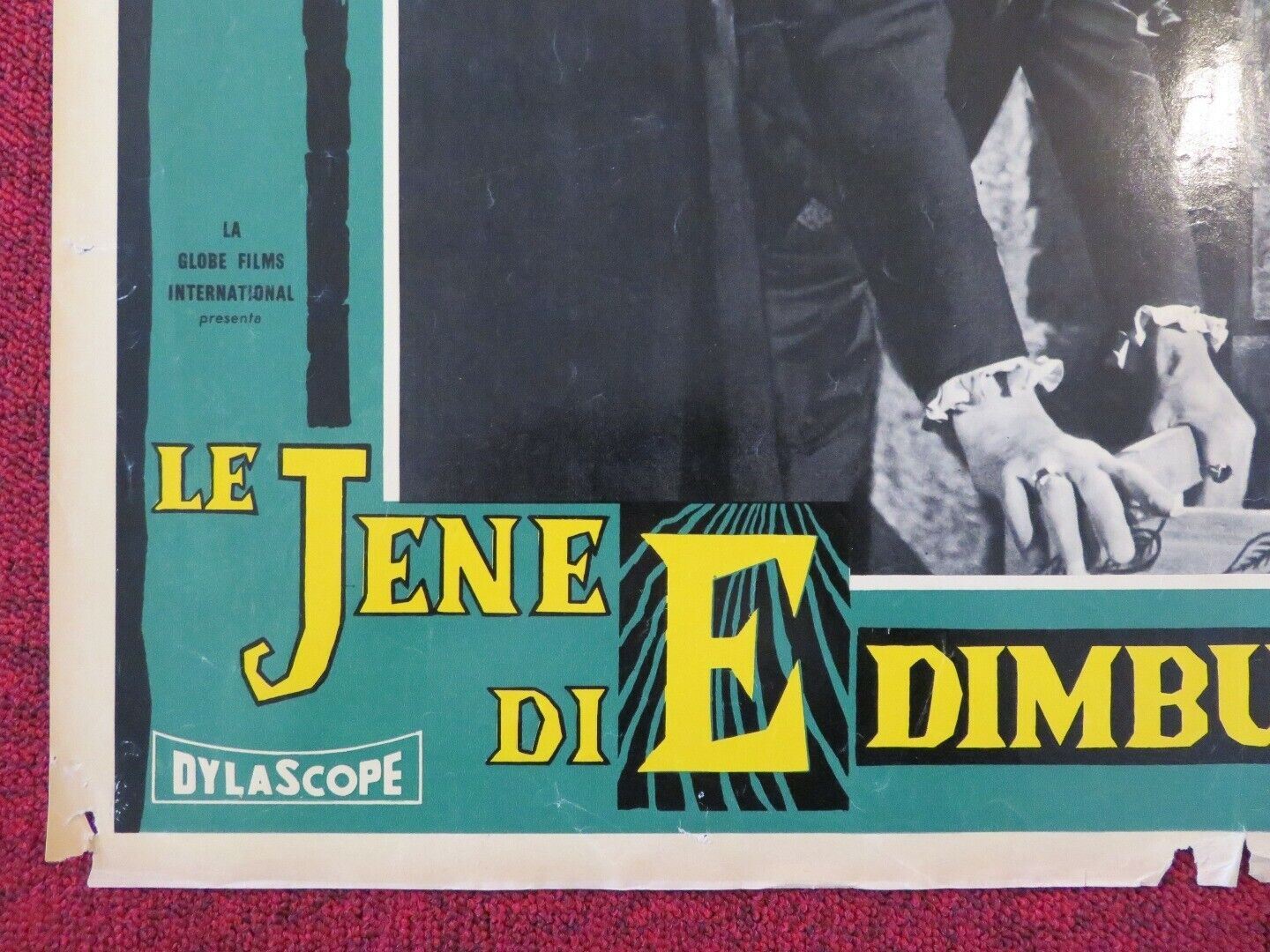 LE JENE DI E DIMBURGO / THE FLESH AND THE FRIENDS ITALIAN FOTOBUSTA POSTER 1960