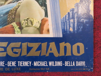 SINUHE L'EGIZIANO / THE EGYPTIAN ITALIAN FOTOBUSTA POSTER PETER USTINOV 1954