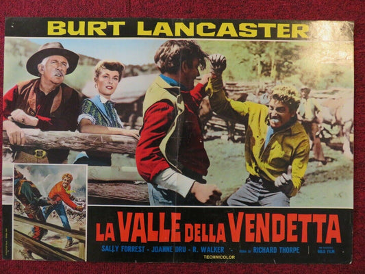 LA VALLE DELLA VENETTA / VENGEANCE VALLEY ITALIAN FOTOBUSTA POSTER LANCASTER