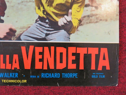 LA VALLE DELLA VENETTA / VENGEANCE VALLEY ITALIAN FOTOBUSTA POSTER LANCASTER