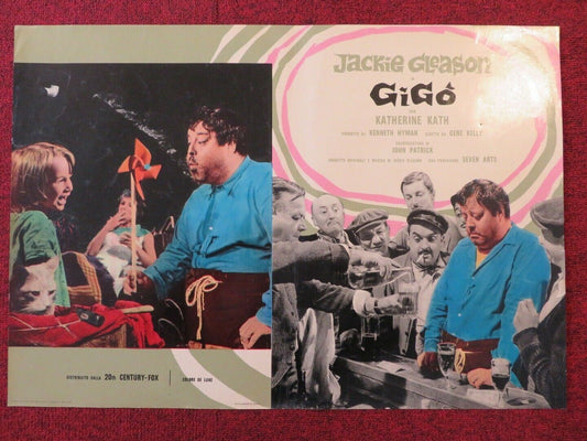 GIGO / GIGOT ITALIAN FOTOBUSTA POSTER JACKIE GLEASON GENE KELLY 1962