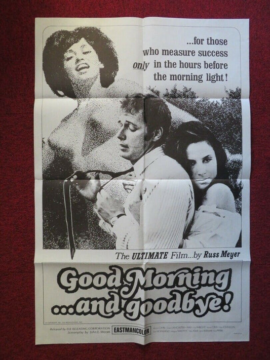 GOOD MORNING....AND GOODBYE ! FOLDED US ONE SHEET POSTER ALAINA CAPRI 1967