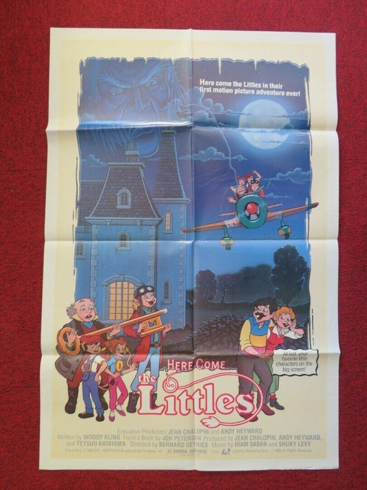 HERE COMES THE LITTLES FOLDED US ONE SHEET POSTER JIMMY KEEGAN BETTINA BUSH 1985