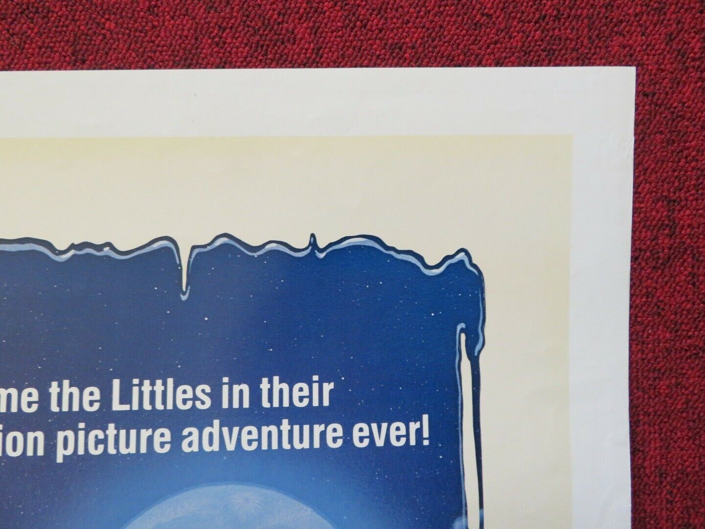 HERE COMES THE LITTLES FOLDED US ONE SHEET POSTER JIMMY KEEGAN BETTINA BUSH 1985