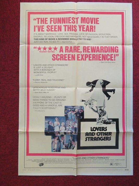 LOVE AND OTHER STRANGERS FOLDED US ONE SHEET POSTER DIANE KEATON 1970