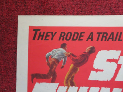 STAGE TO THUNDER ROCK  FOLDED US ONE SHEET POSTER BARRY SULLIVAN 1964