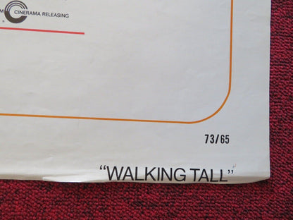 WALKING TALL - STYLE C FOLDED US ONE SHEET POSTER JOE DON BAKER 1973