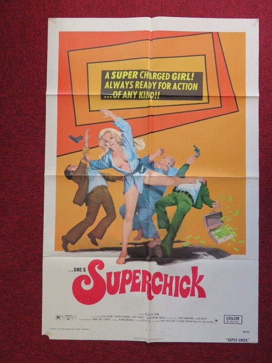 SUPERCHICK FOLDED US ONE SHEET POSTER JOYCE JILLSON LOUIS QUINN 1973