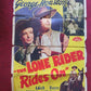 THE LONE RIDER RIDES ON FOLDED US ONE SHEET POSTER GEORGE HOUSTON 1941