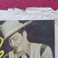 THE LONE RIDER RIDES ON FOLDED US ONE SHEET POSTER GEORGE HOUSTON 1941