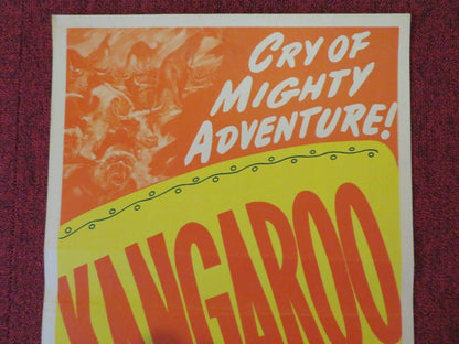 KANGAROO US INSERT (14"x 36") POSTER MAUREEN O'HARA PETER LAWFORD 1952