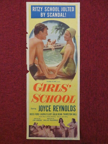 GIRLS' SCHOOL US INSERT (14"x 36") POSTER ANNE SHIRLEY NAN GREY 1938