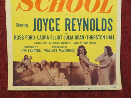 GIRLS' SCHOOL US INSERT (14"x 36") POSTER ANNE SHIRLEY NAN GREY 1938