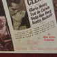 HOT NEWS US INSERT (14"x 36") POSTER STANLEY CLEMENTS GLORIA HENRY 1953