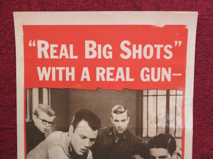 FOUR BOYS AND A GUN US INSERT (14"x 36") POSTER FRANK SUTTON TARRY GREEN 1957