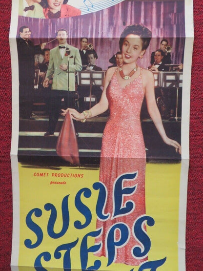 SUSIE STEPS OUT US INSERT (14"x 36") POSTER DAVID BRUCE CLEATUS CALDWELL 1946