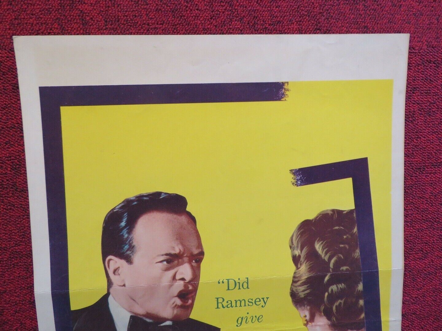 PATTERNS US INSERT (14"x 36") POSTER VAN HEFLIN EVERETT SLOANE 1956