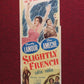 SLIGHTLY FRENCH  US INSERT (14"x 36") POSTER DOROTHY LAMOUR DON AMECHE 1948