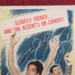 SLIGHTLY FRENCH  US INSERT (14"x 36") POSTER DOROTHY LAMOUR DON AMECHE 1948