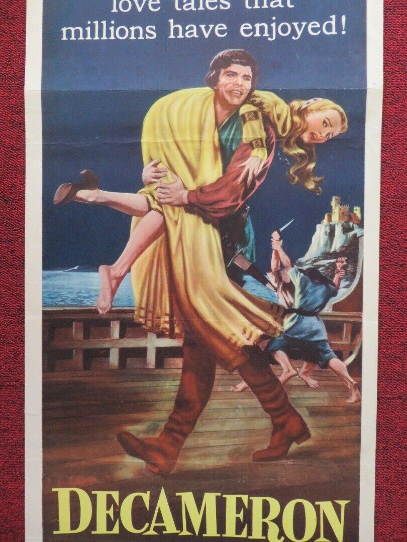 DECAMERON NIGHTS  US INSERT (14"x 36") POSTER JOAN FONTAINE LOUIS JOURDAN 1953