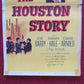 THE HOUSTON STORY US INSERT (14"x 36") POSTER GENE BARRY BARBARA HALE 1955