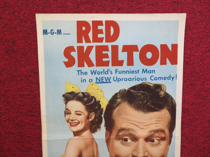 THE GREAT DIAMOND ROBBERY  US INSERT (14"x 36") POSTER RED SKELTON 1953