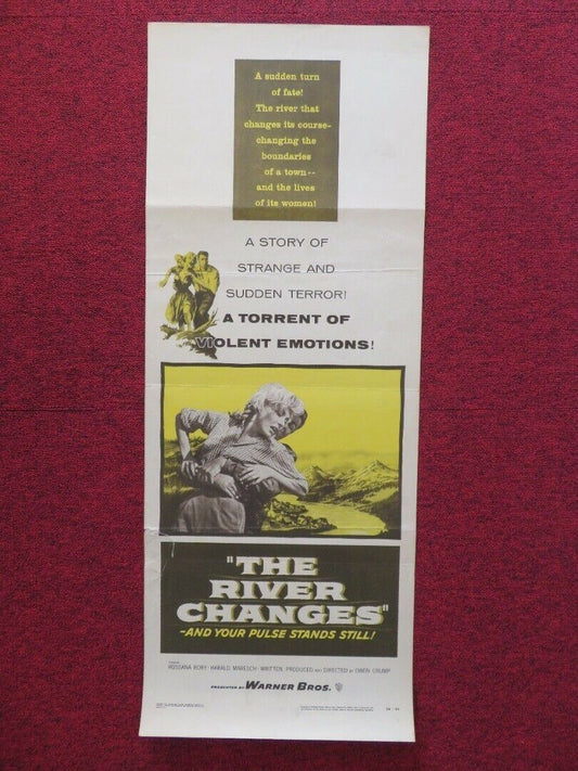 THE RIVER CHANGES  US INSERT (14"x 36") POSTER ROSSANA RORY HARALD MARESCH 1956