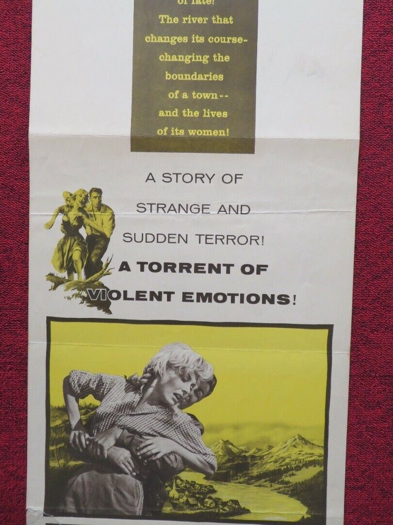 THE RIVER CHANGES  US INSERT (14"x 36") POSTER ROSSANA RORY HARALD MARESCH 1956