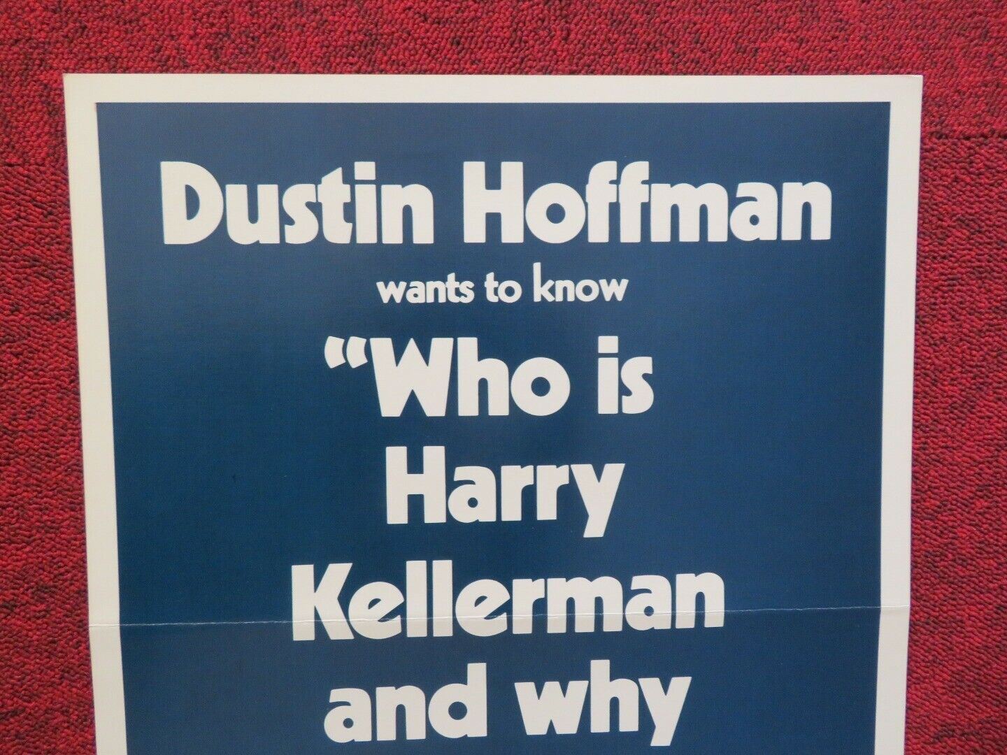 WHO IS HARRY KELLERMAN AND WHY IS HE SAYING ... US INSERT (14"x 36") POSTER 1971