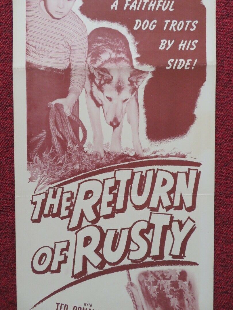 THE RETURN OF RUSTY  US INSERT (14"x 36") POSTER TED DONALDSON 1946