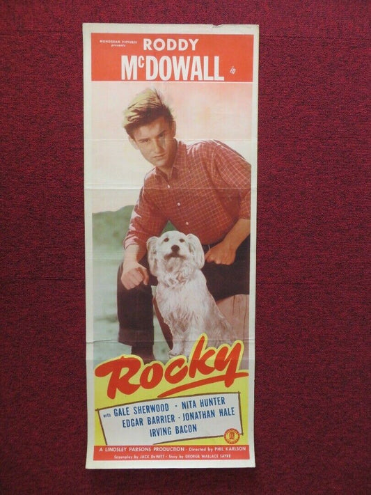 ROCKY  US INSERT (14"x 36") POSTER RODDY MCDOWALL 1948