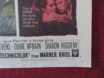 PARRISH  US HALF SHEET (22"x 28") POSTER TROY DONAHUE KARL MALDEN 1961