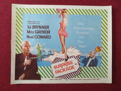 SURPRISE PACKAGE US HALF SHEET (22"x 28") POSTER YUL BRYNNER MITZI GAYNOR 1960