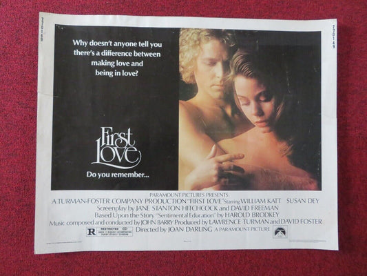 FIRST LOVE  US HALF SHEET (22"x 28") POSTER WILLIAM KATT SUSAN DEY 1977