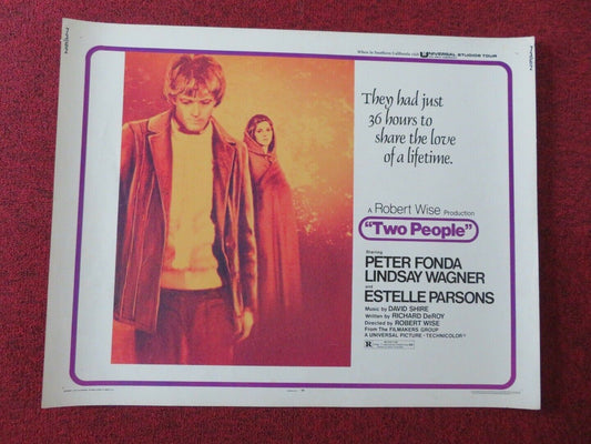 TWO PEOPLE  US HALF SHEET (22"x 28") POSTER PETER FONDA LINDSAY WAGNER 1973