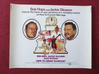 HOW TO COMMIT TO MARRIAGE  US HALF SHEET (22"x 28") POSTER BOB HOPE 1969