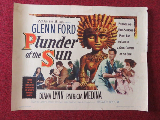 PLUNDER OF THE SUN  US HALF SHEET (22"x 28") POSTER GLENN FORD DIANA LYNN 1953