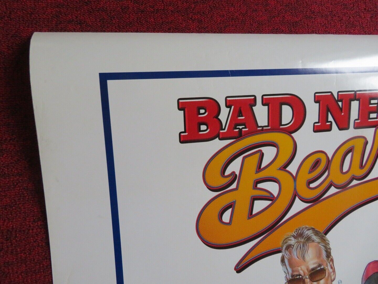 BAD NEWS BEAR  MOVIE US ONE SHEET ROLLED POSTER BILLY BOB THORNTON 2005