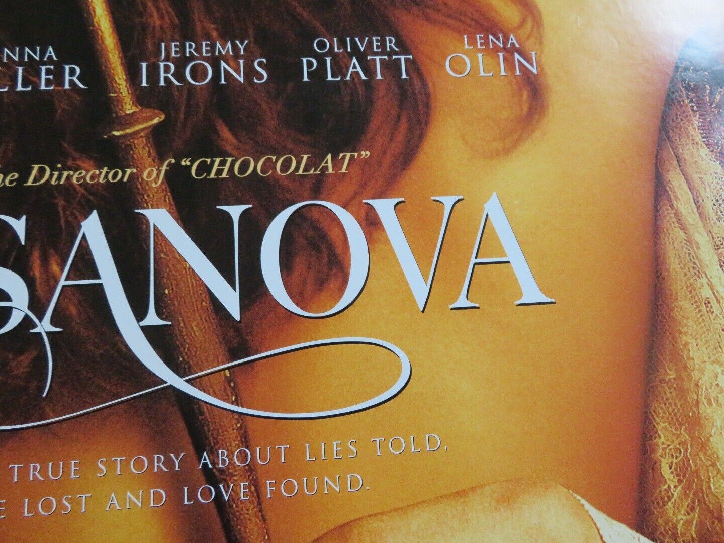 CASANOVA US ONE SHEET ROLLED POSTER HEATH LEDGER 2005