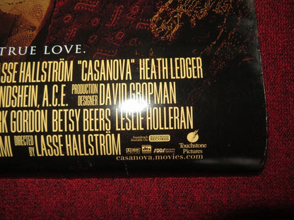 CASANOVA US ONE SHEET ROLLED POSTER HEATH LEDGER 2005