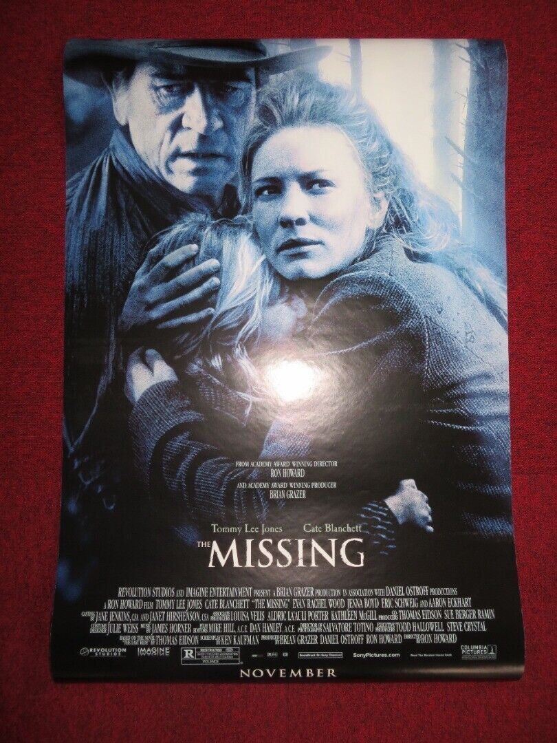 THE MISSING  US ONE SHEET ROLLED POSTER TOMMY LEE JONES CATE BLANCHETT 2003